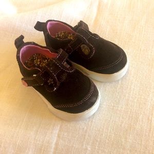Brown Corduroy Toddler Shoes